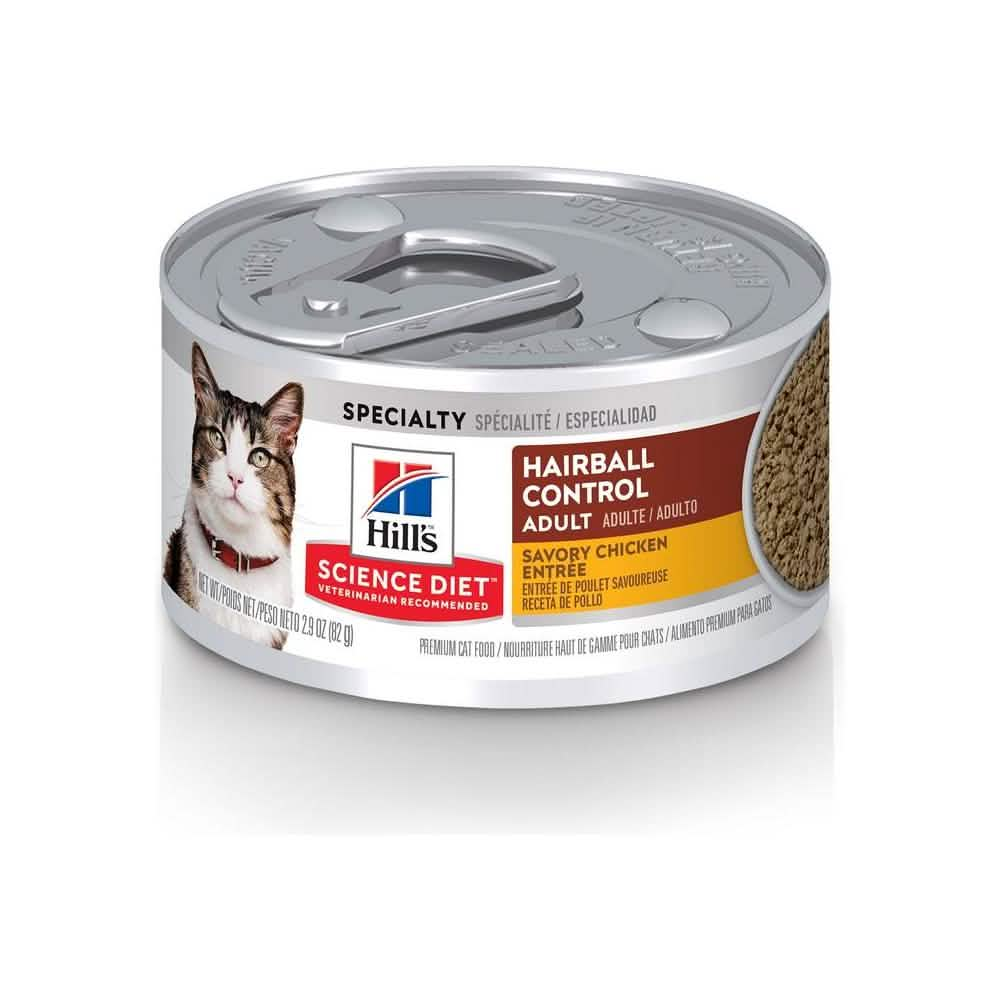 Hill's Science Diet Hairball Control Adult Savory Chicken Entrée