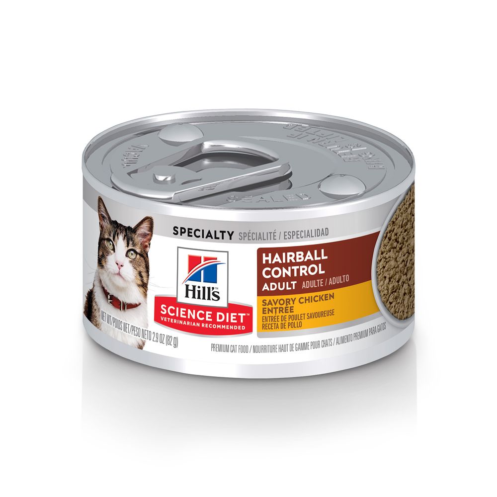 Hill's Science Diet Hairball Control Adult Savory Chicken Entrée