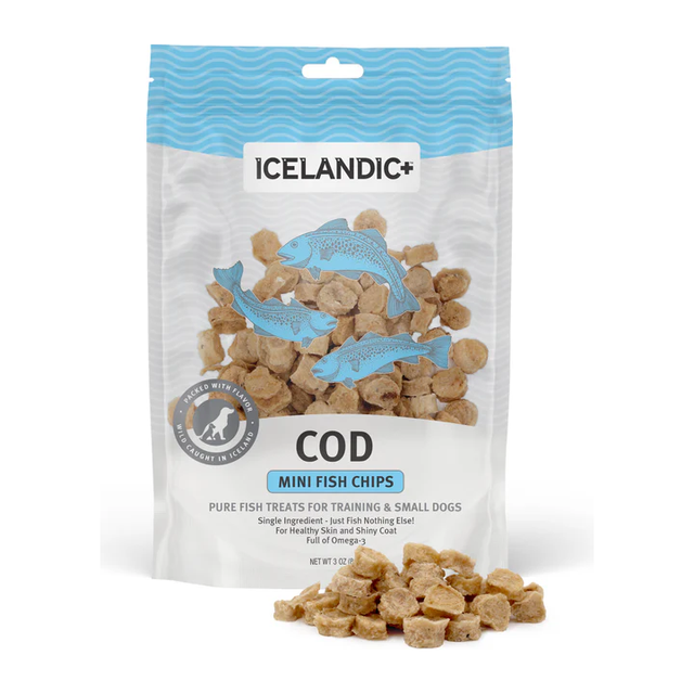 Icelandic Dog Treat Cod Chips Mini Bites