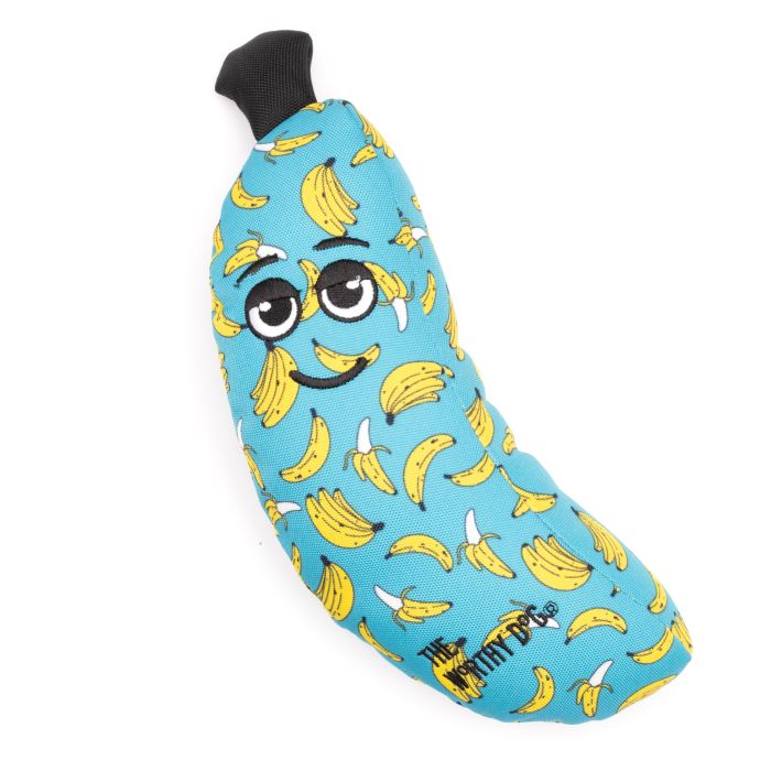 The Worthy Dog Dog Toy Go Bananas