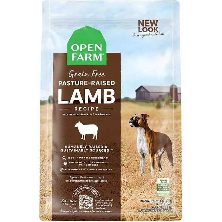 Open Farm Dry Dog Food Grain Free Pasture-Raised Lamb Recipe