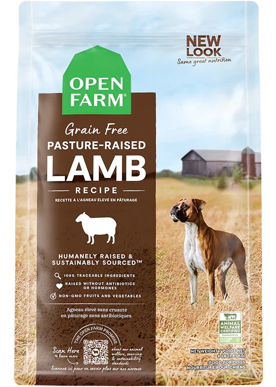 Open Farm Dry Dog Food Grain Free Pasture-Raised Lamb Recipe