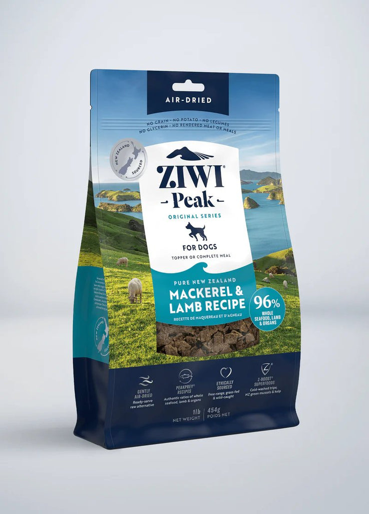 Ziwi Peak Dry Dog Food Air Dried Mackerel &amp; Lamb Recipe