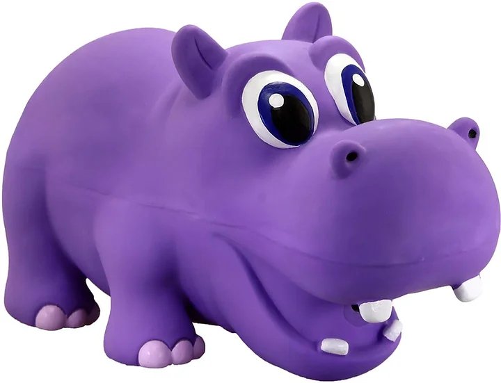 PetSport Dog Toy Naturflex Latex Hippo