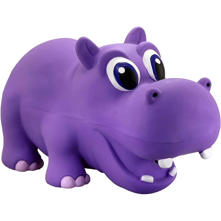 PetSport Dog Toy Naturflex Latex Hippo