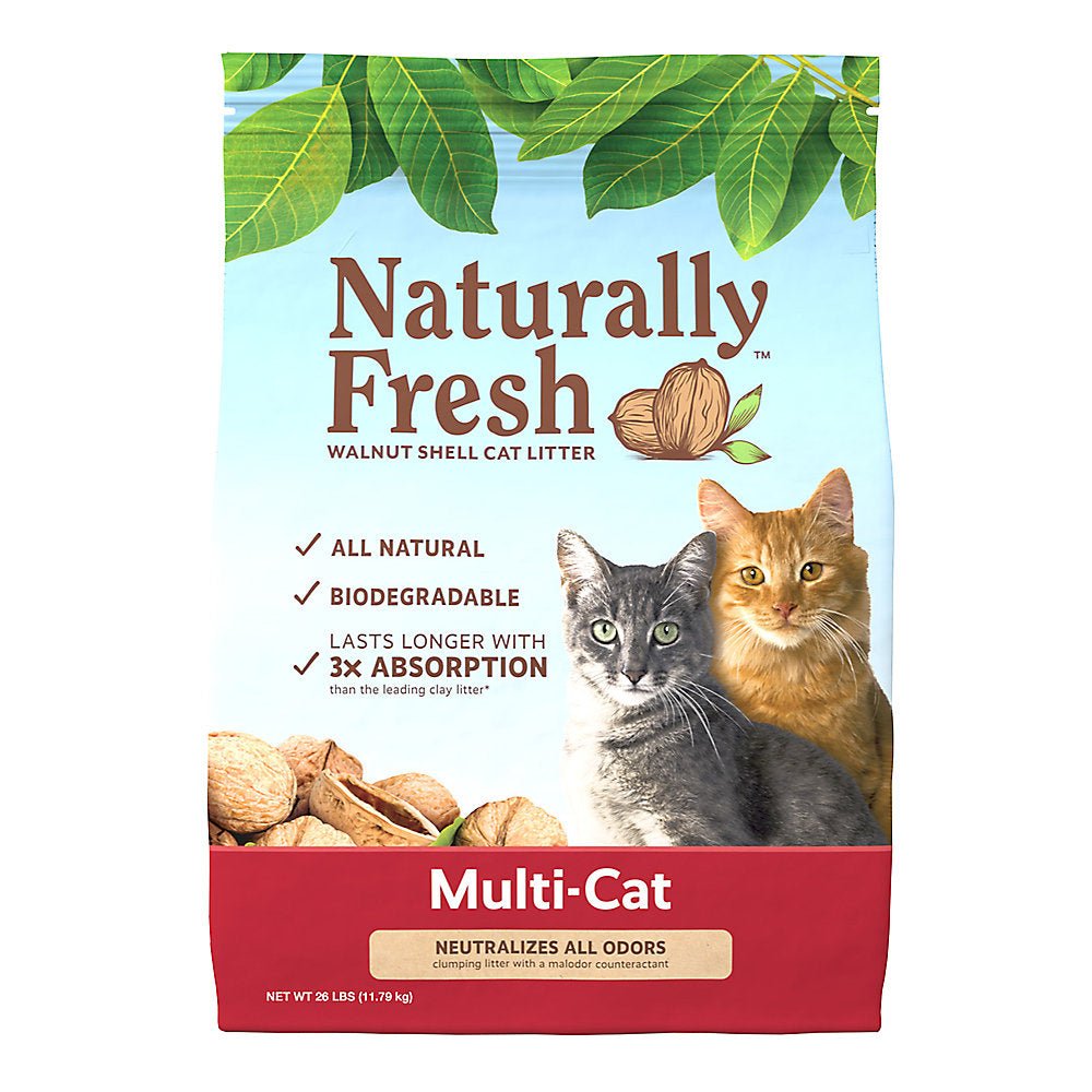 Naturally Fresh Cat Litter Multi-Cat All Natural Walnut Shell