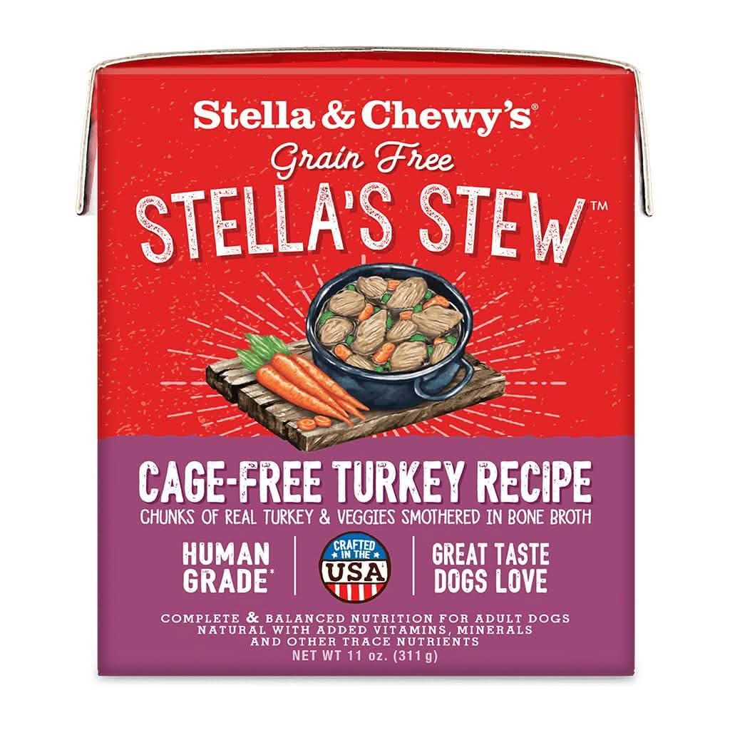 Stella & Chewy's Wet Dog Food Stella's Stew Cage-Free Turkey Recipe