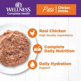 Wellness Wet Cat Food Complete Health Paté Chicken Entrée