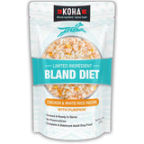 Koha Cooked Shelf Stable Dog Food Limited Ingredient Bland Diet Chicken & White Rice with Pumpkin