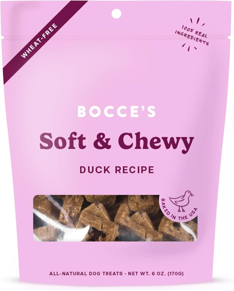 Bocce's Dog Treat Soft & Chewy Duck Recipe