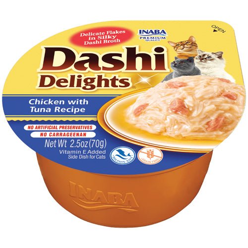 Inaba Wet Cat Food Dashi Delights Chicken with Tuna Recipe