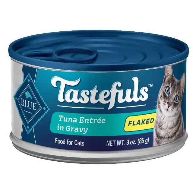 Blue Buffalo Wet Cat Food Tastefuls Flaked Tuna Entree in Gravy