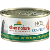 Almo Nature Wet Cat Food HQS Complete Chicken Recipe with Turkey in Gravy