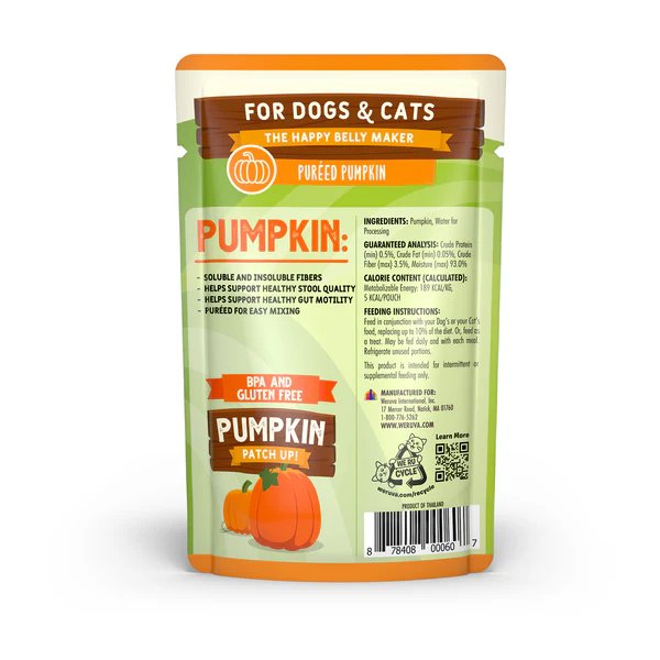 Weruva Pumpkin Patch Up! Puréed Pumpkin for Dogs & Cats