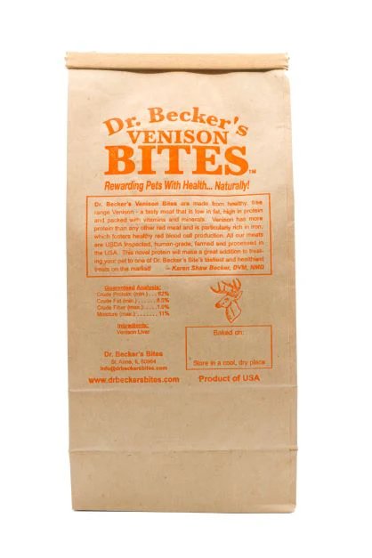 Dr. Becker's Dog Treat Venision Bites