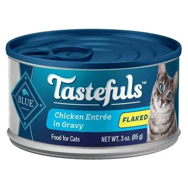 Blue Buffalo Wet Cat Food Tastefuls Flaked Chicken Entree in Gravy