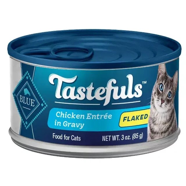 Blue Buffalo Wet Cat Food Tastefuls Flaked Chicken Entree in Gravy