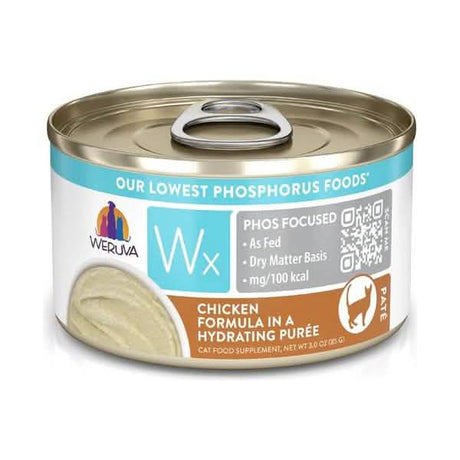 Weruva Wet Cat Food Wx Phos Focused Paté Chicken Formula in a Hydrating Purée