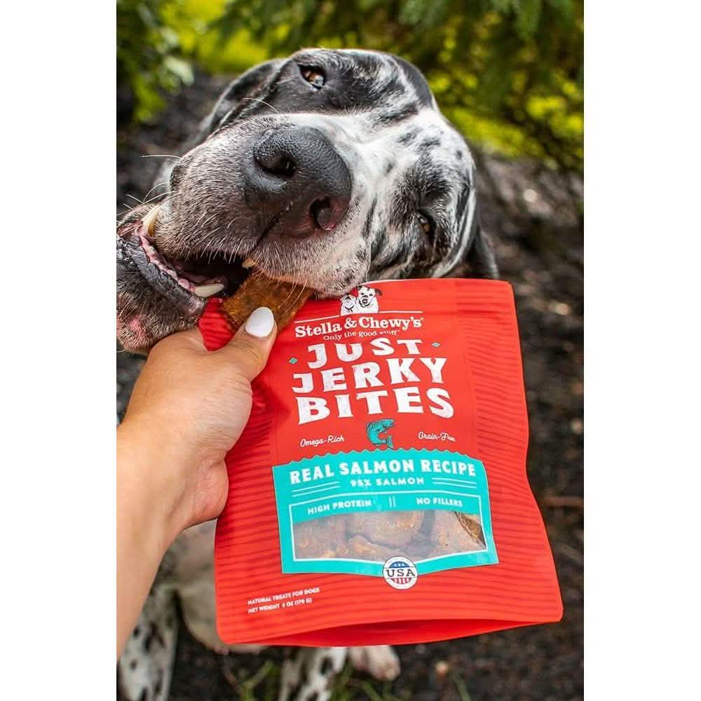 Stella & Chewy's Dog Treat Just Jerky Bites Real Salmon Recipe