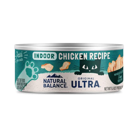 Natural Balance Wet Cat Food Original Ultra Indoor Chicken Formula Paté