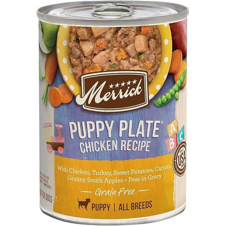 Merrick Wet Dog Food Puppy Plate Chicken Recipe