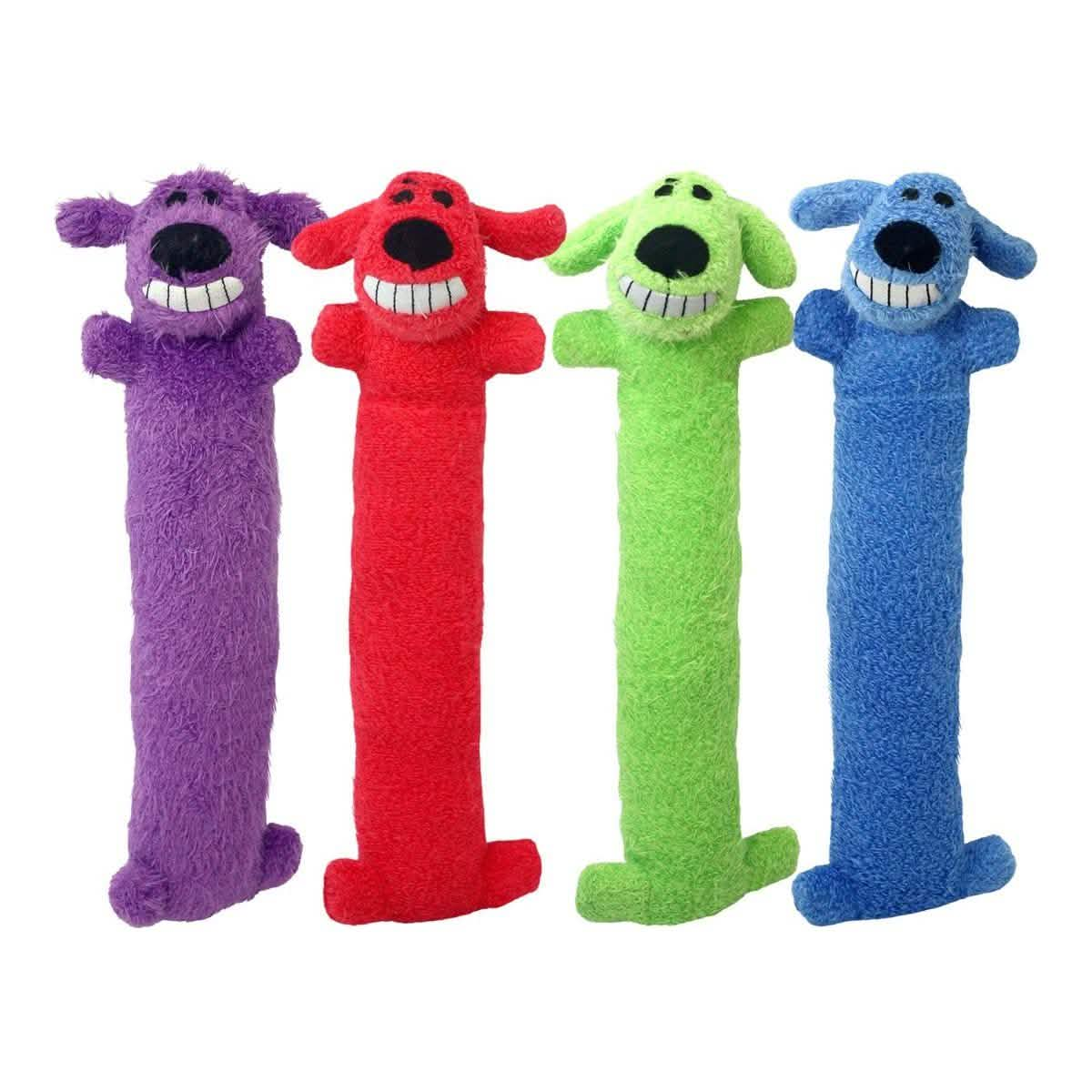 MultiPet Dog Toy Loofa Dog - Assorted Colors