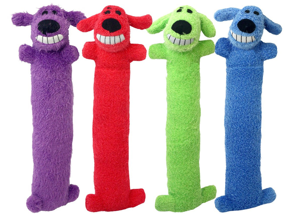 MultiPet Dog Toy Loofa Dog - Assorted Colors